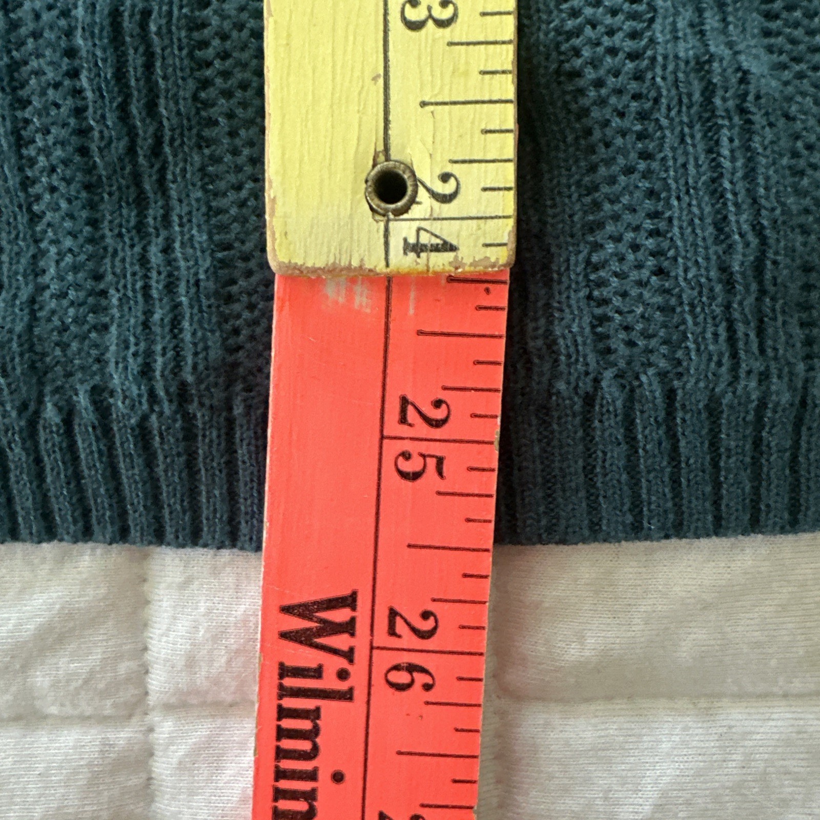 Vintage Axcess Sweater Womens Medium Teal Scoop Neck Henley Retro Y2K Grunge