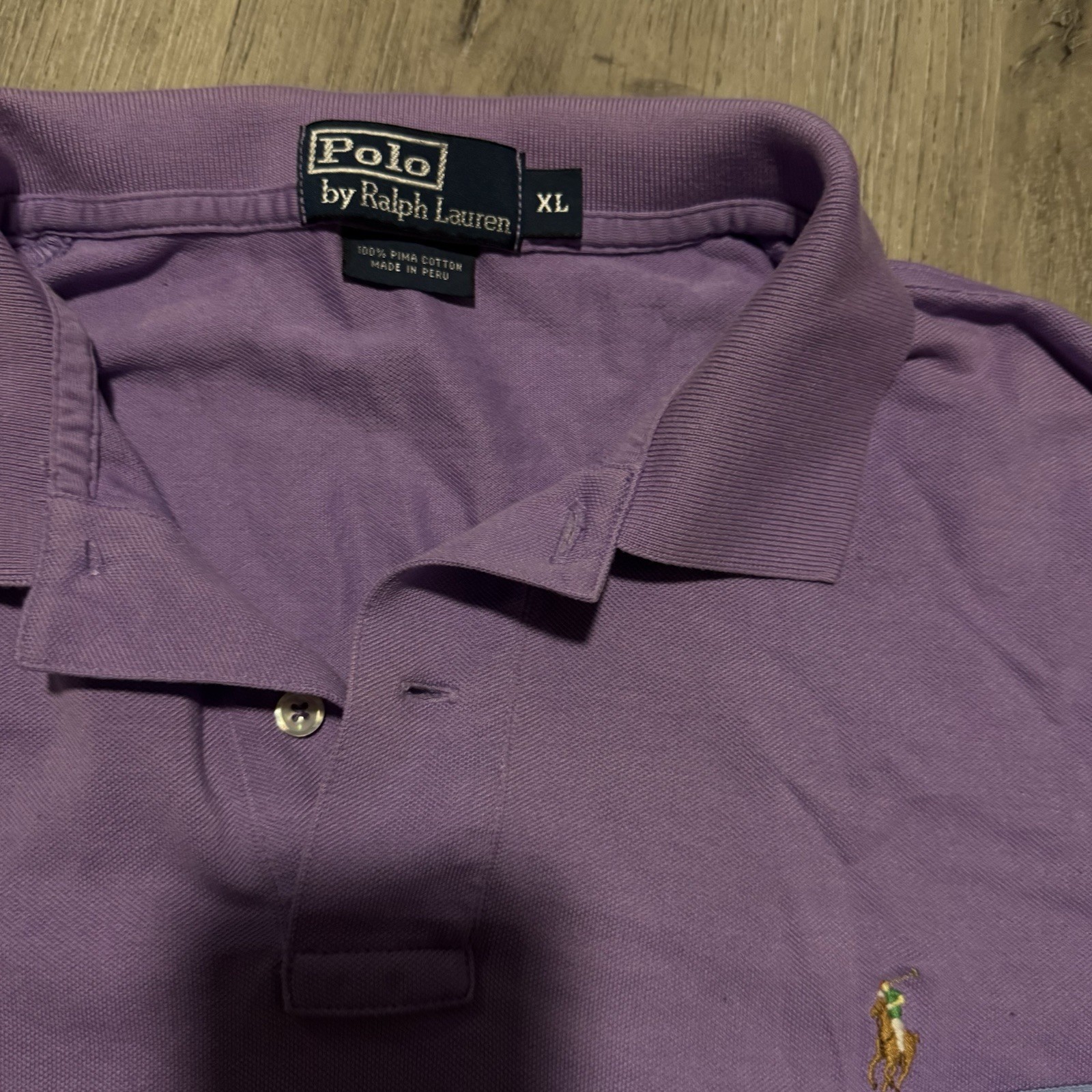 2 Polo Ralph Lauren Polo Shirts Mens XL Multicolor Classic Fit Knit Short Sleeve