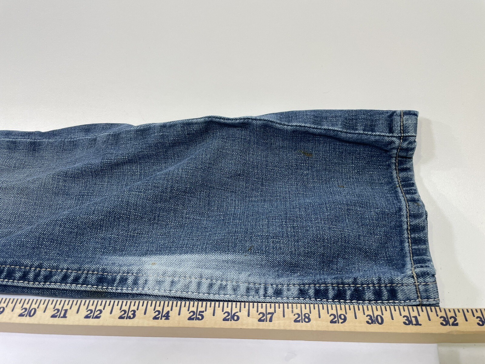 Ariat M5 Slim Straight Leg Jeans Men’s 30 x 32 Grunge Spotted Bleached Denim