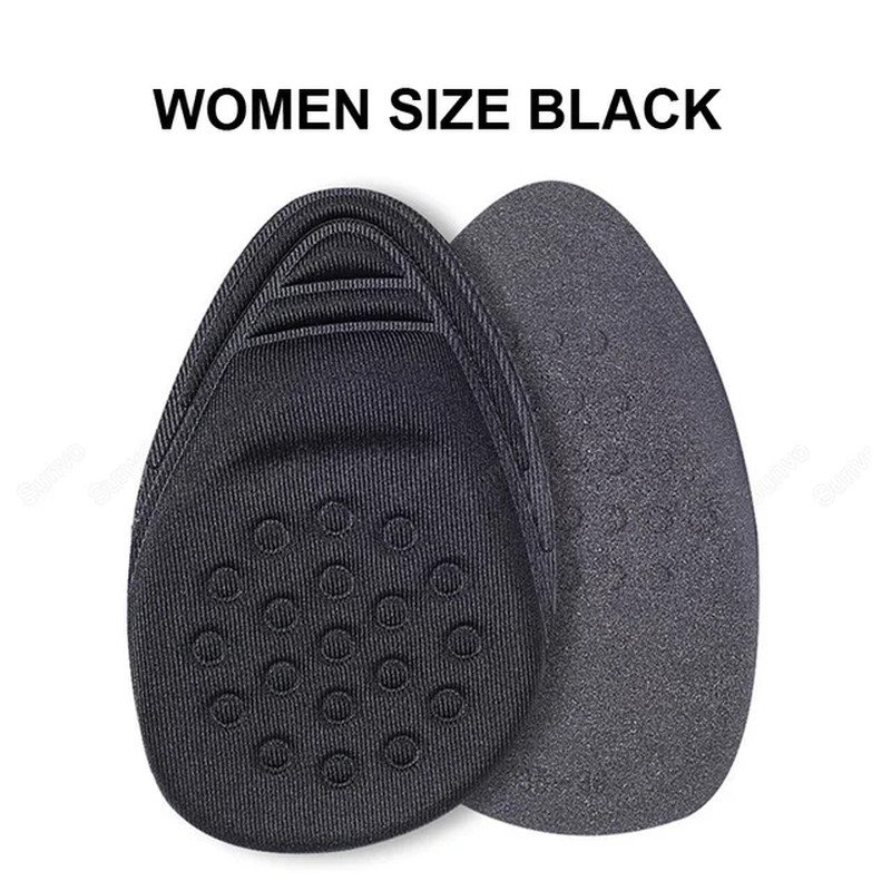 Half Insoles for Shoes Inserts Forefoot Insert Non-Slip Sole Cushion Reduce Shoe