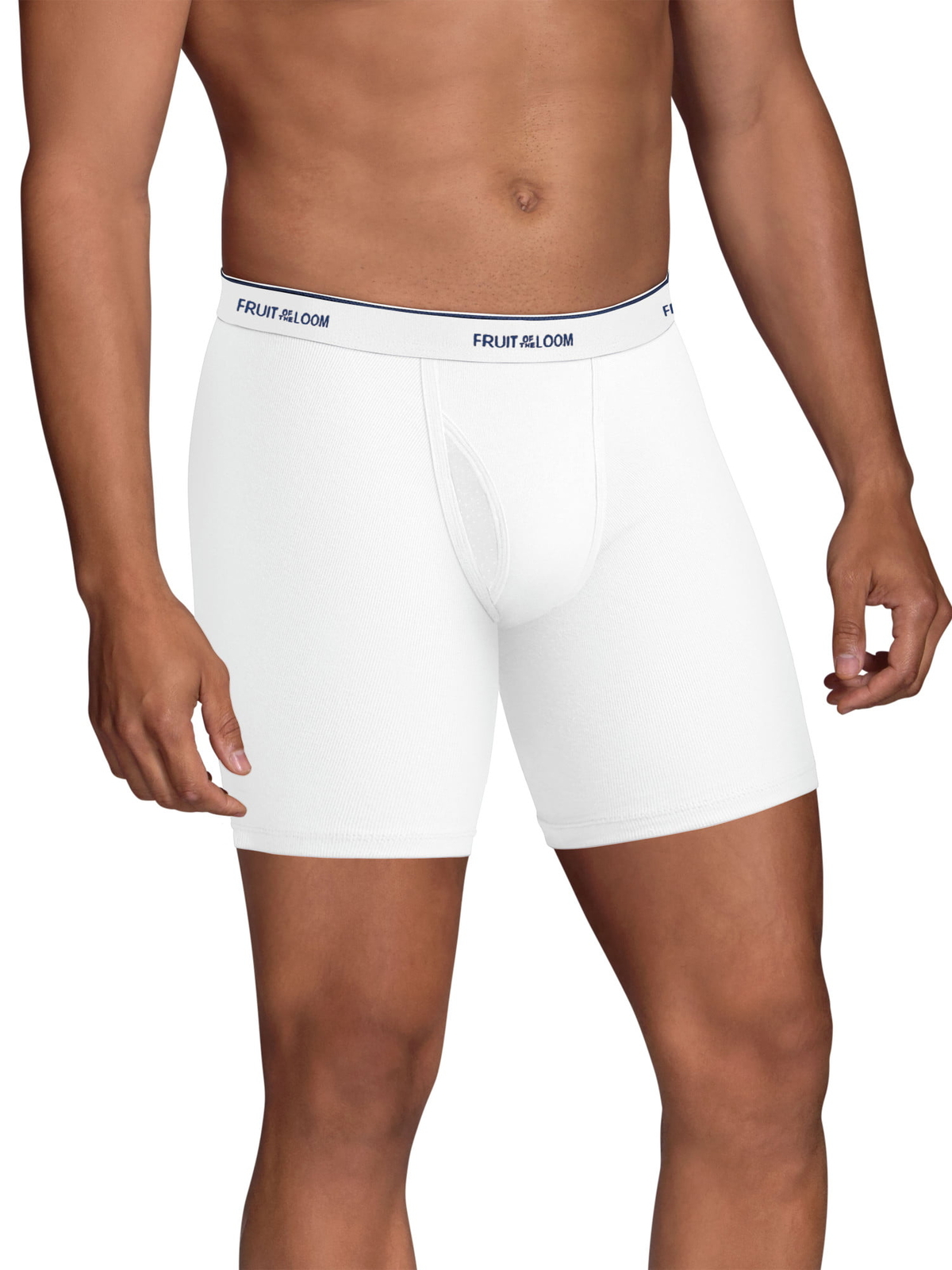 Fruit of the Loom Men’s CoolZone Fly White Boxer Briefs, 5 Pack FREE SHIPPING!