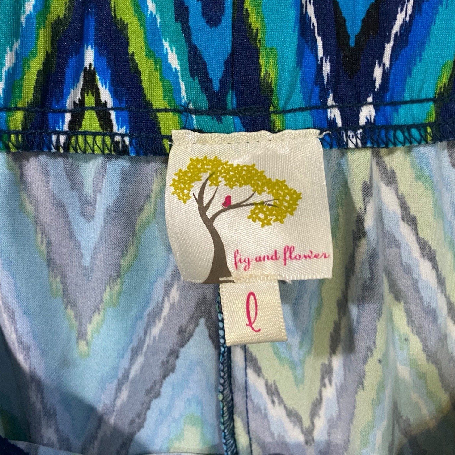 Fig And Flower Womens Wide Leg Pants Size Large Pull On Stretch Boho Chic NWT