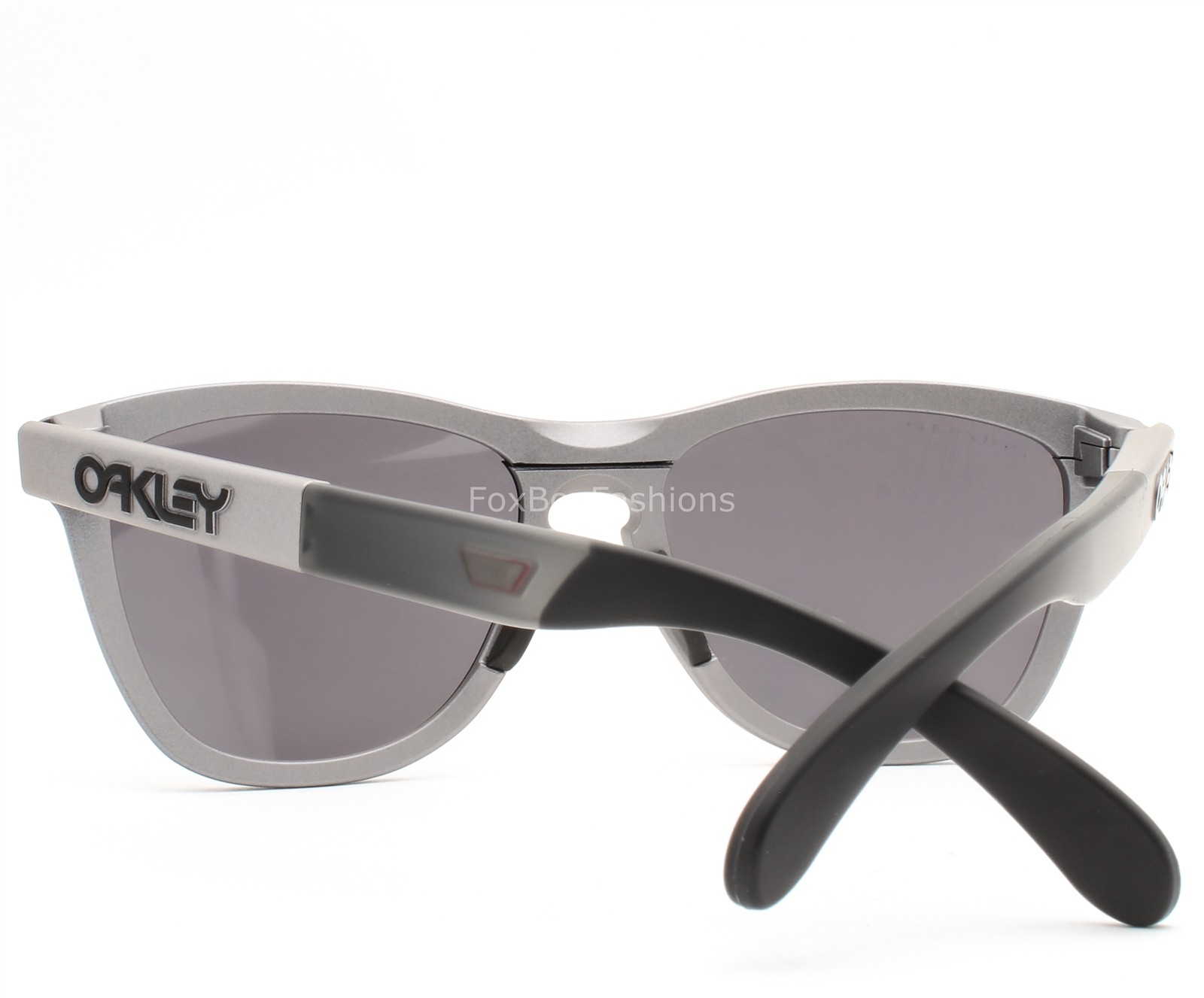 Oakley Frogskins Sunglasses Matte Dark Silver Prizm Black Polarized OO9284-2355