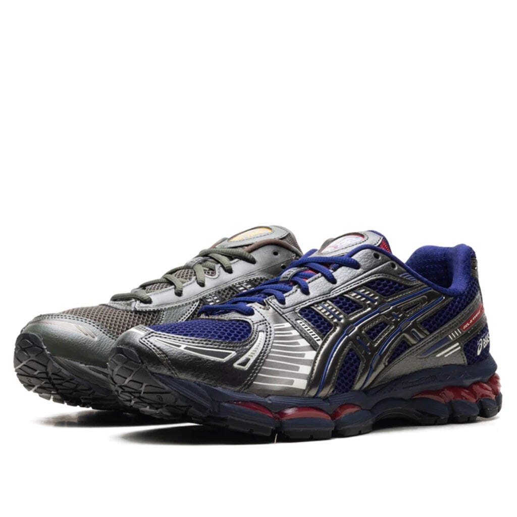 ASICS Gel-Kayano 12.1 Kith Marvel Capcom Captain America Guile (Comic Included)