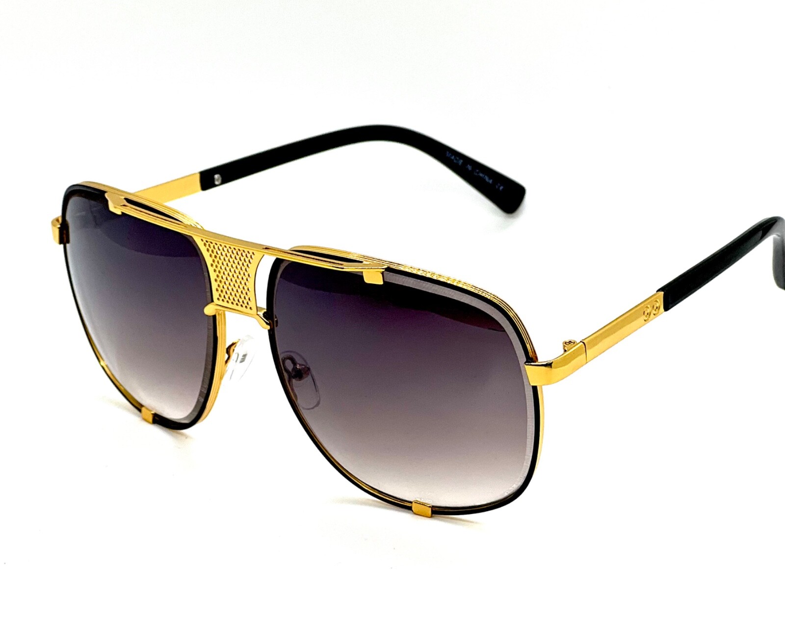 Luxury Sun Glasses Outdoor Driving Retro Black Gradient Lens Classic Eye Glasses