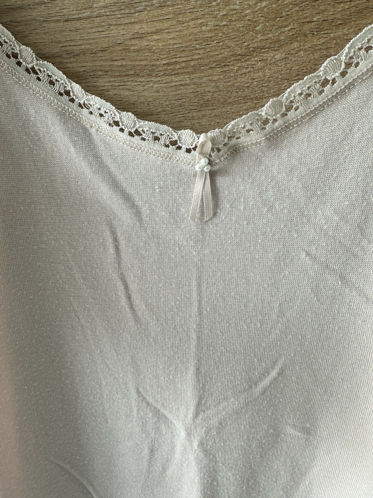 Lace-Trim Lightweight Soft Cami in Soft Blush Women’s