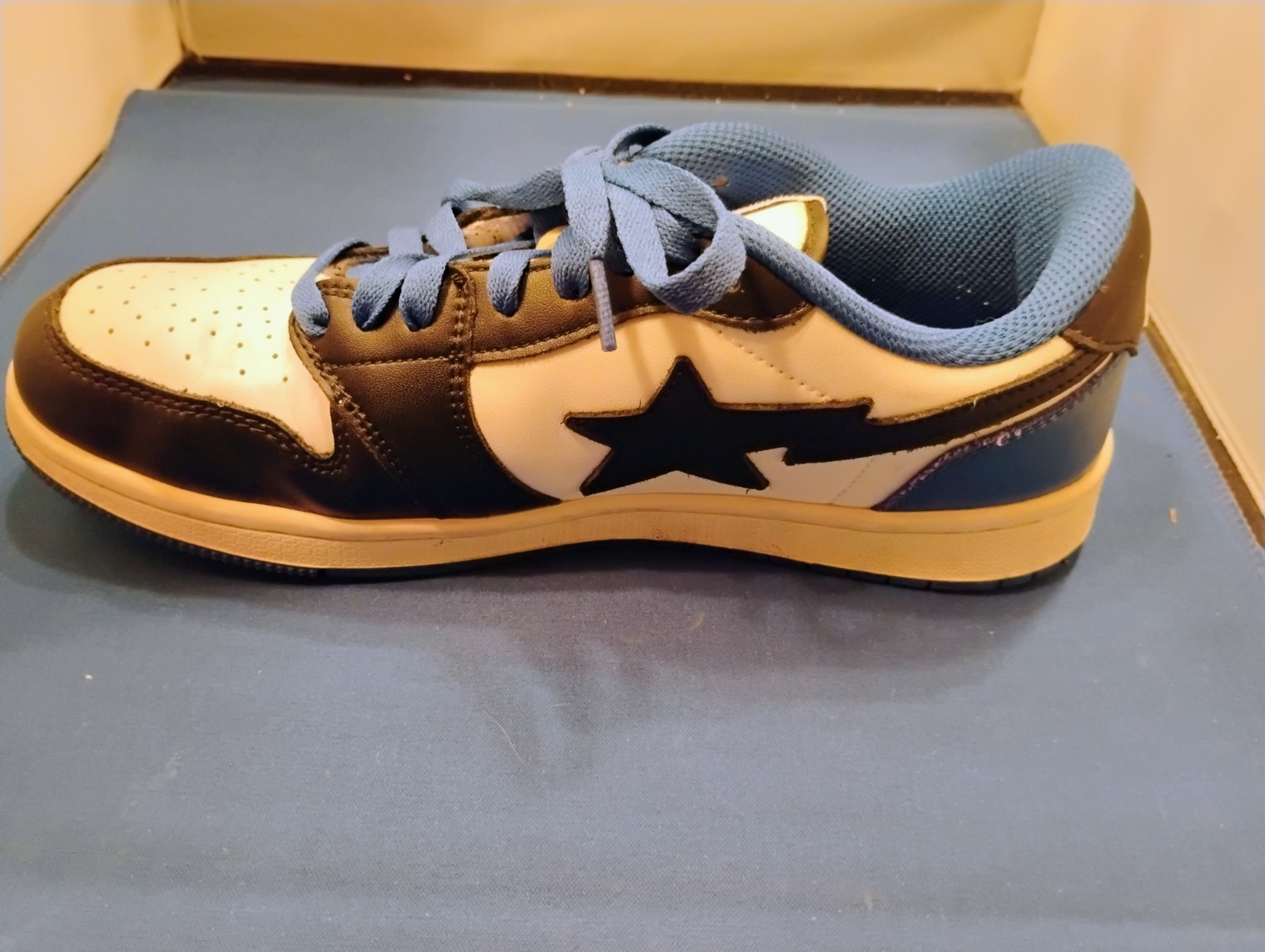 INDIGO STUDIOS BAPESTA LA V2 MEN’S 9.5 CUSTOM TRAVIS SCOTT FRAGSTA INSPIRED LOW