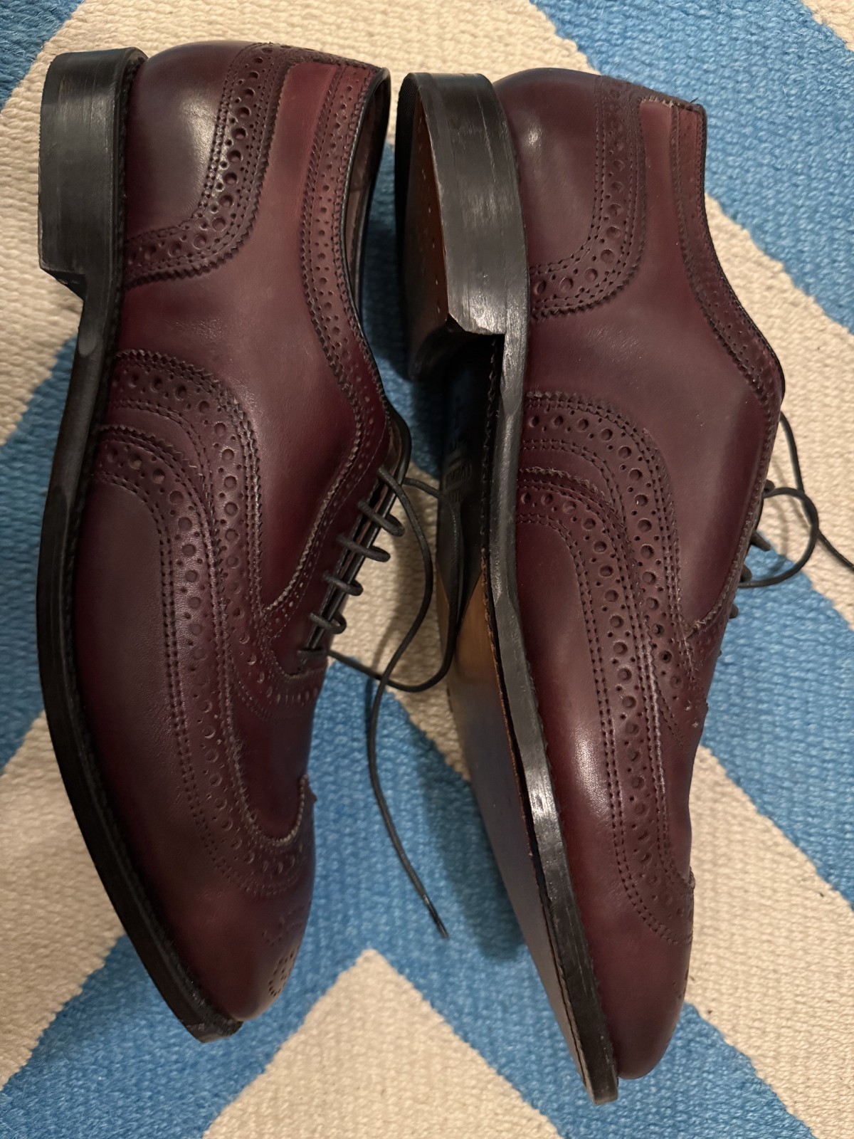 Allen Edmonds Jefferson 2.0 Merlot Wingtip Oxford 11EEE / An Upgraded McAllister