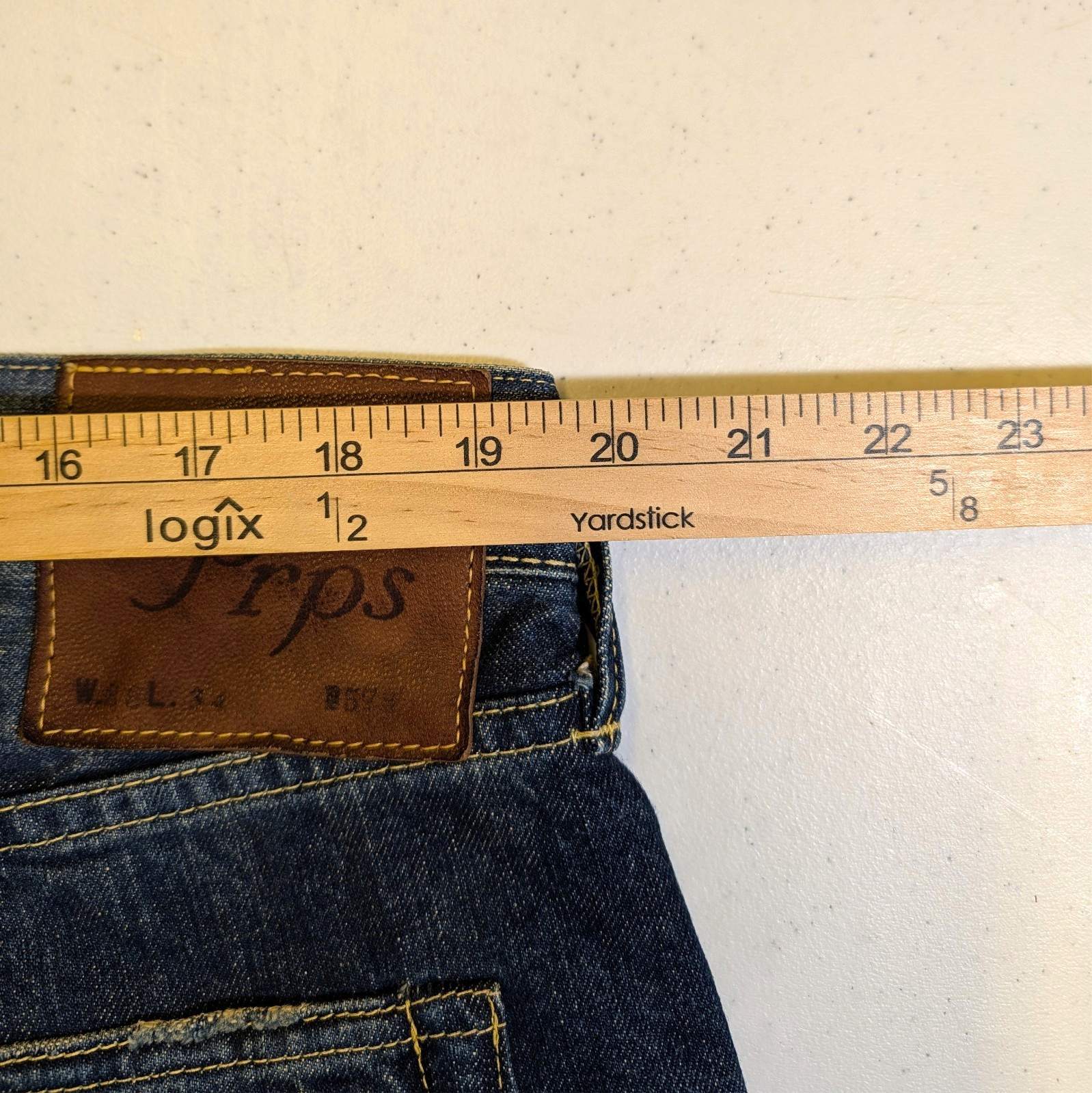 VTG PRPS Japan P45 Selvedge Jeans Men’s 38×34(39×35) Zimbabwe Cotton Relaxed Fit