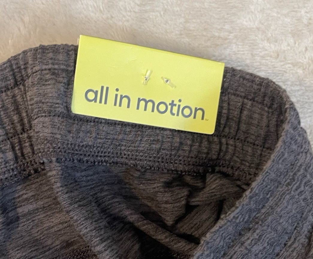 All In Motion Soft Stretch Shorts Men’s Gray Large Active Summer Wear Soft Comfy