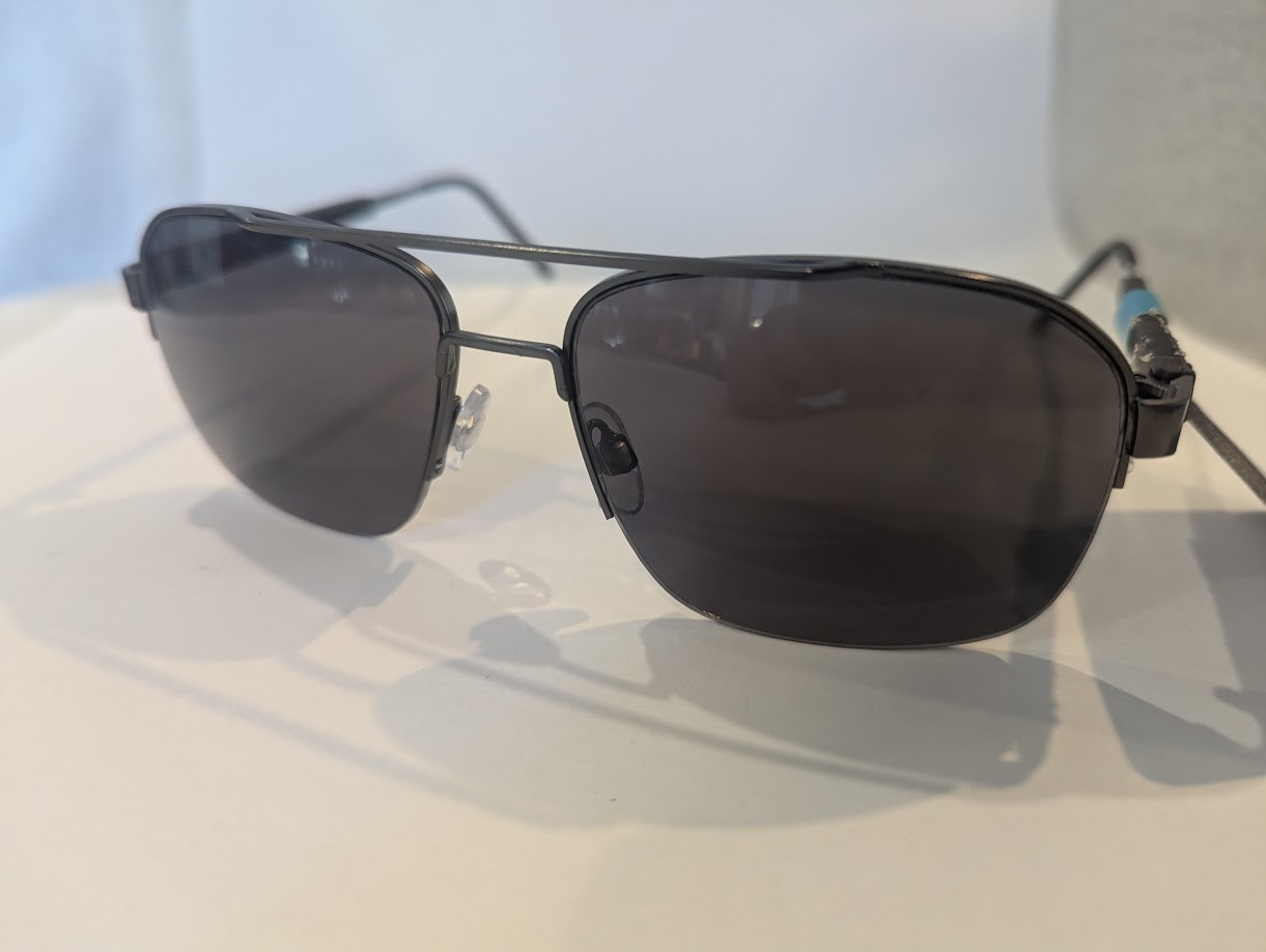 Foster Grant Gunmetal Gray & Black Sunglasses for Driving 100% UVA/UVB