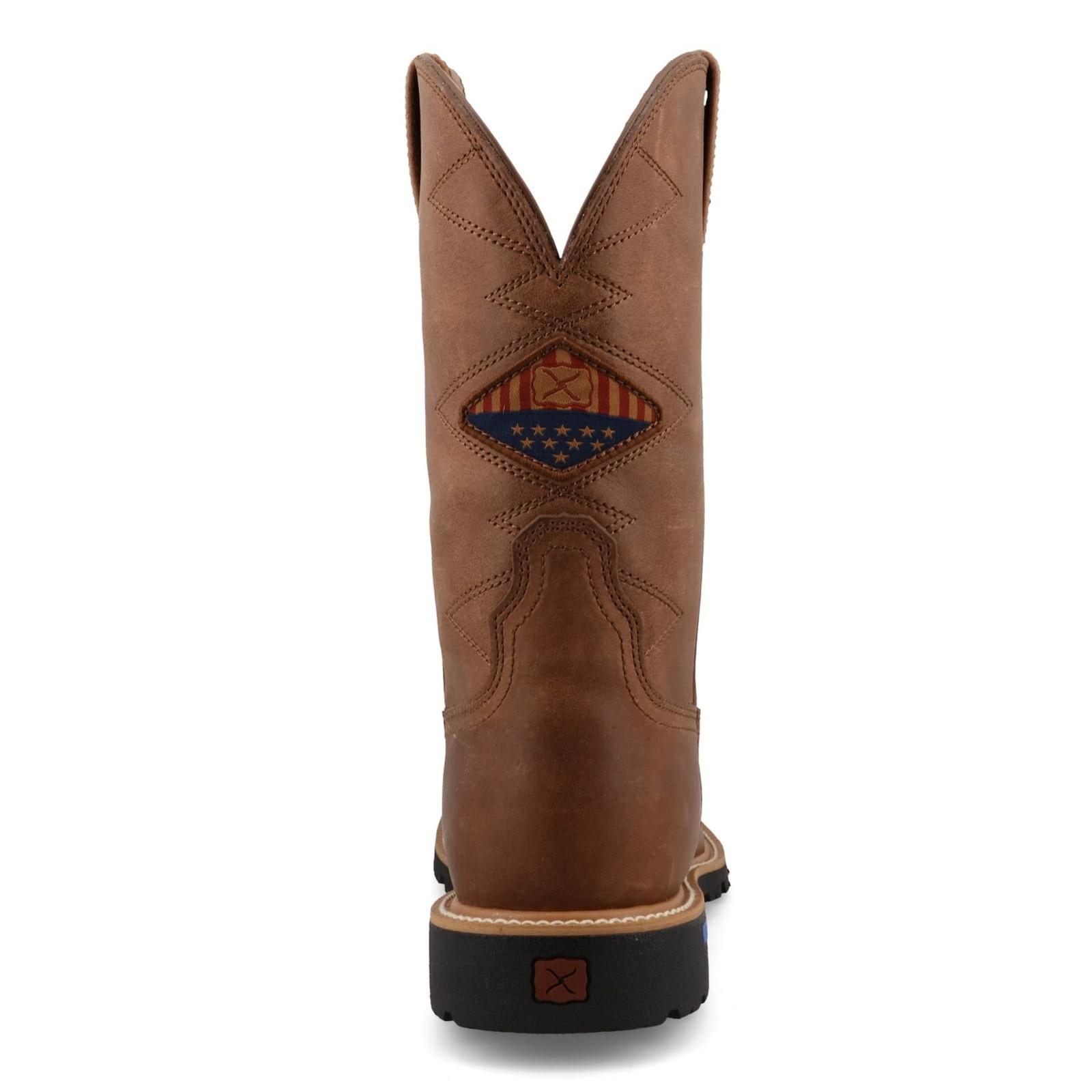 Twisted X Men’s 11″ Tech X Boot Wide Square Toe CellStretch Tech X, Ginger, 10 D