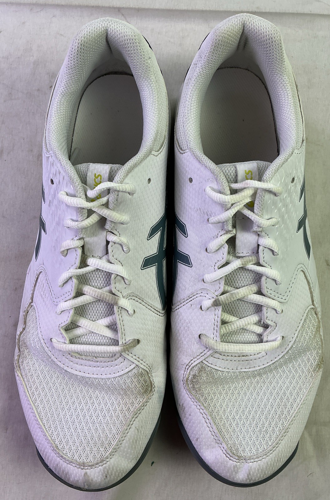 Asics Men’s Gel Dedicate 8 Pickleball Shoes-White-Size: 12.5 W