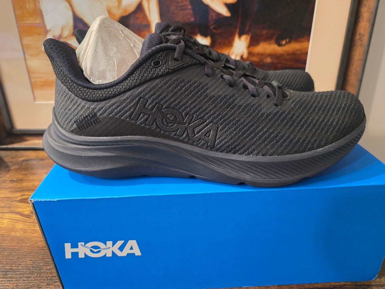 Hoka One One Solimar Triple Black Men’s Size 13 Running Shoes 1123074-BBLC NEW