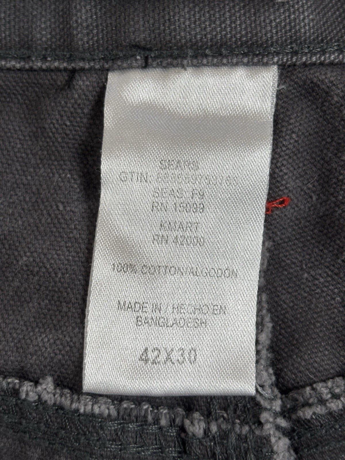 Craftsman Carpenter Jeans Mens 42×30, Gray Denim Vintage Workwear Y2K Sears