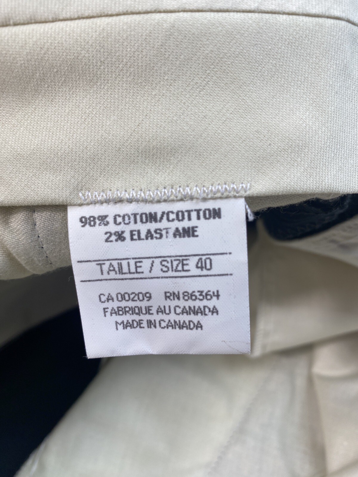 Riviera Sports Mens Pants Size 40×36 Unhemmed Career Casual NWT Modern Stretch