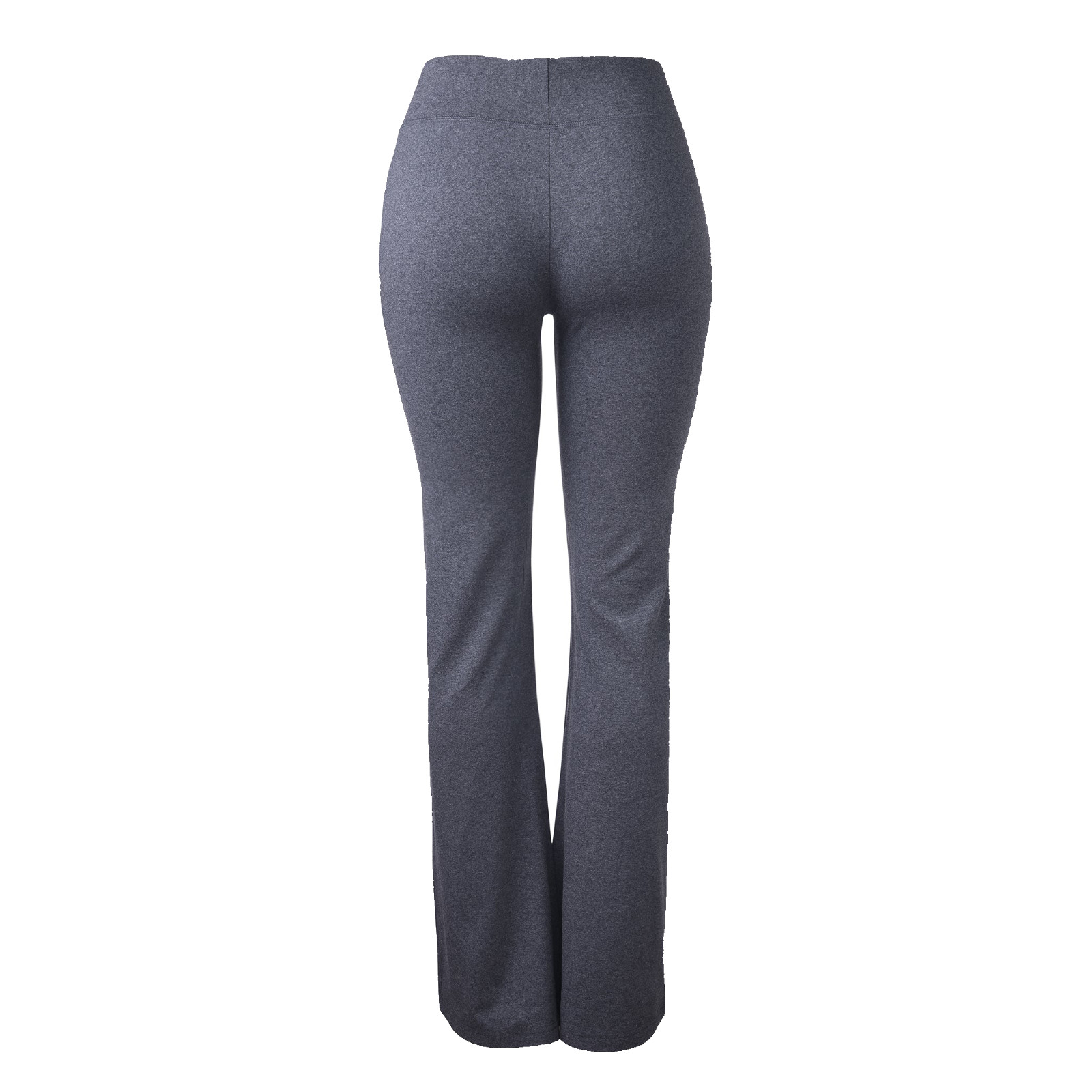 Women Yoga Pants Soft Cotton Wide Waist Band Flare Hem Leg Bootcut Workout Gym