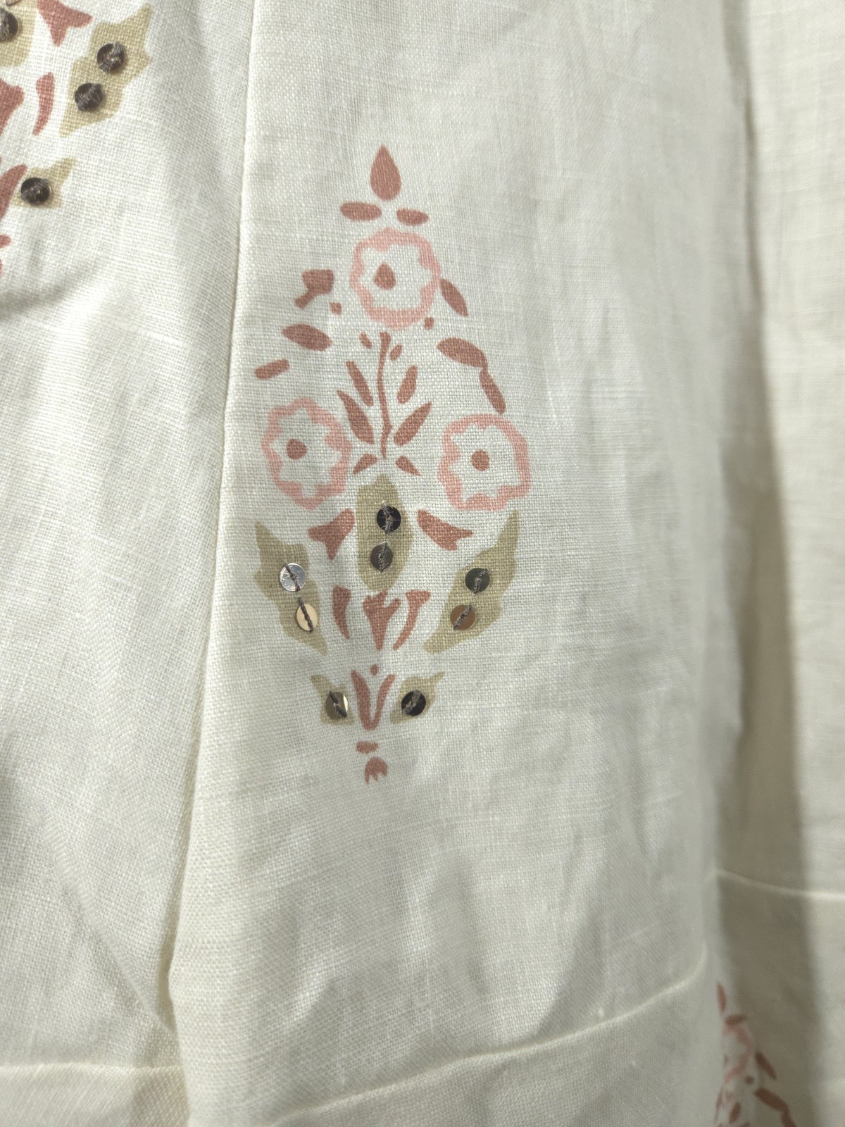 Karen Kane Womens Linen Skirt Size 8 Boho Maxi 90s Y2K Cottagecore Flawed