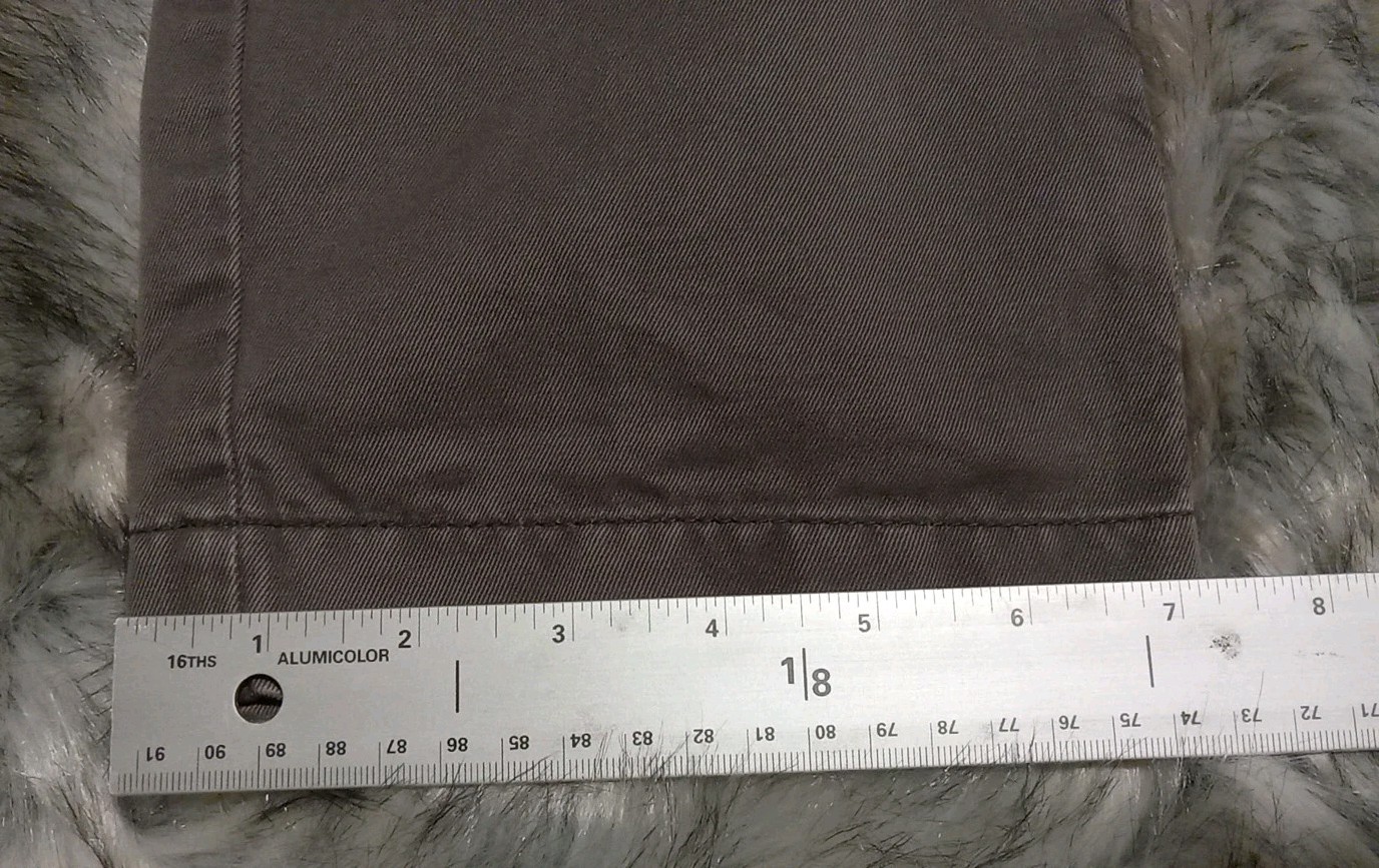J Crew Broken In 770 Straight 100% Cotton Chino Pants Medium Gray Men 33×30 (29)