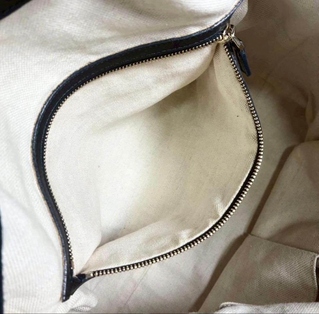 GUCCI Shoulder bag Black Guccissima Authentic From Japan