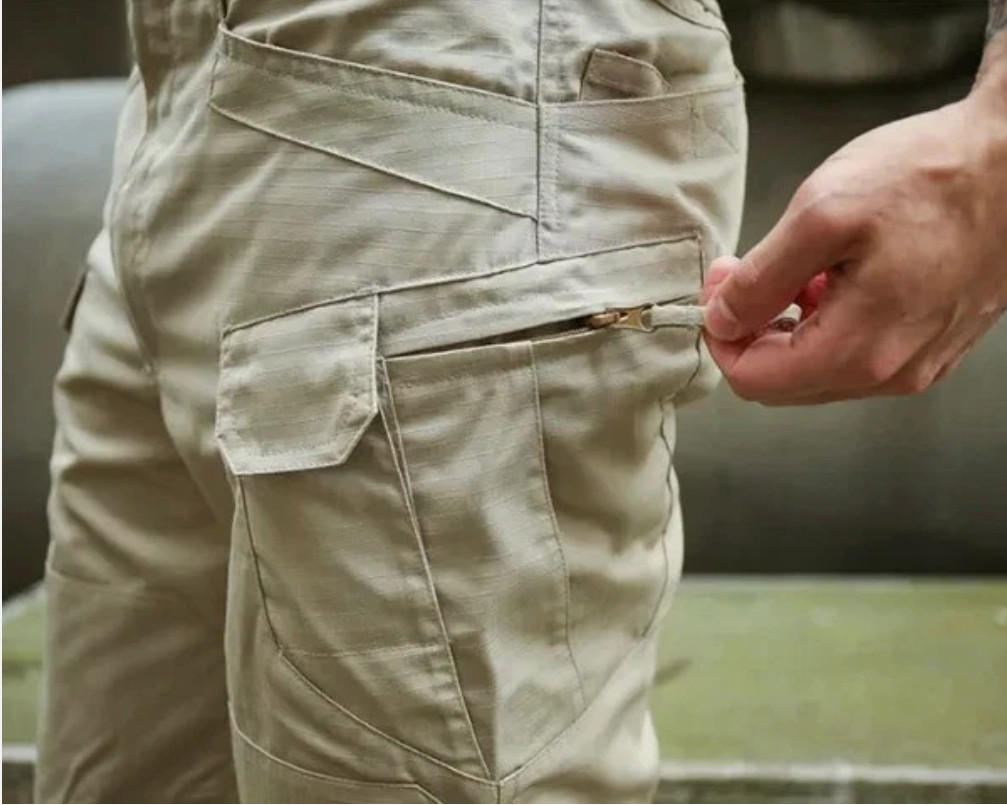 Tactical Mens Cargo Pants Waterproof Work Hiking Combat Outdoor Trousers Pants