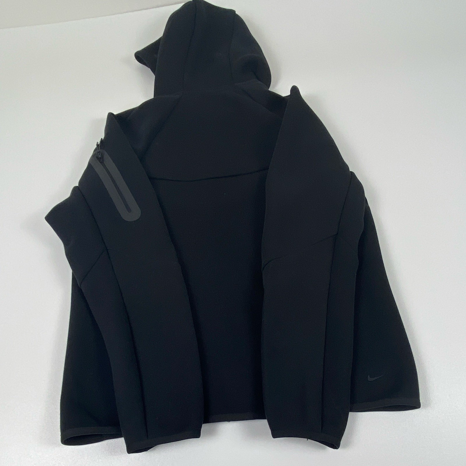 Nike Tech Fleece Men’s Full-Zip Hooded Jacket Fleece Black Size S