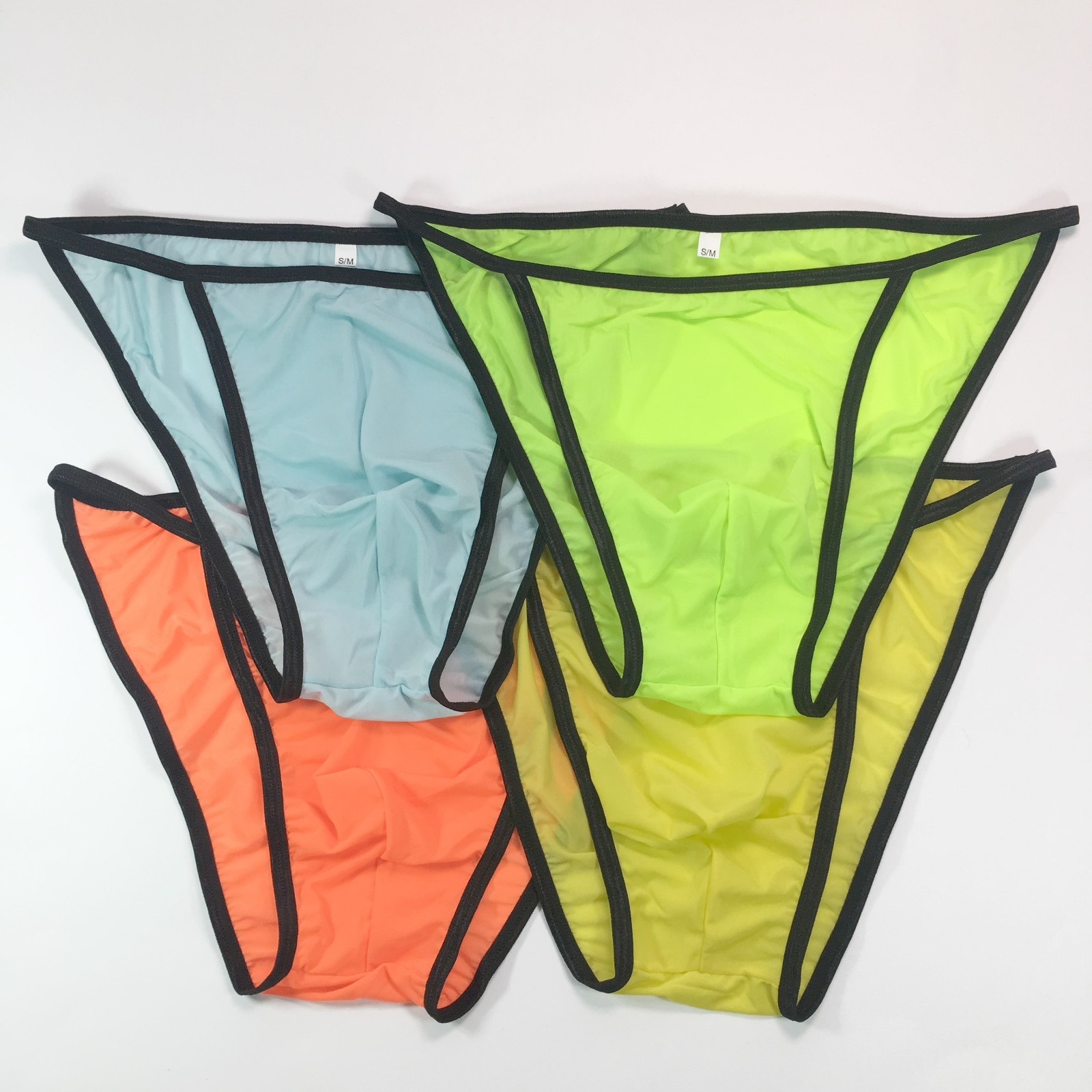 G3422 K342 Men’s String Bikini Contoured Pouch Silky Soft