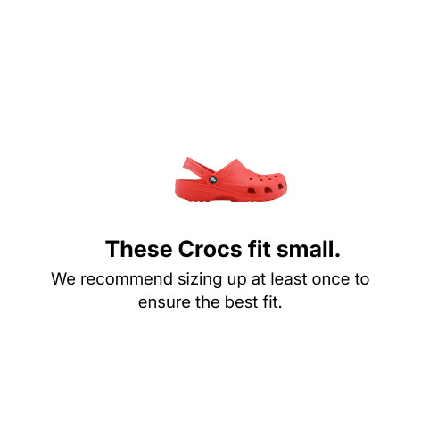 Crocs Classic Clog Red 10001 Unisex Men Women Slip On Water Sandal Shoes NEW NWT