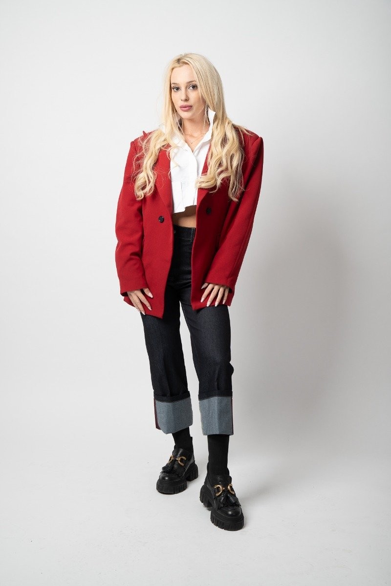 Red jacket