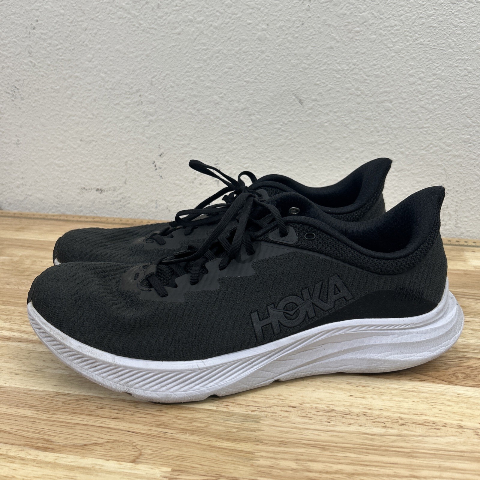 Hoka One One Solimar Shoes Mens Black Size 14 D Running Sneakers Low Top