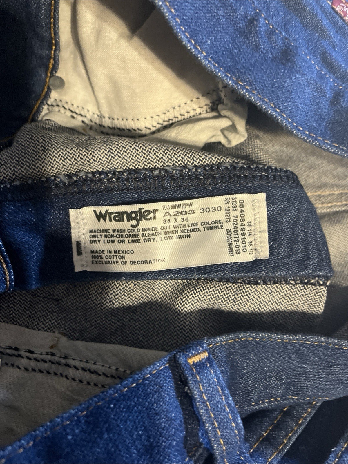 Wrangler Jeans Men 34×36 13mwz