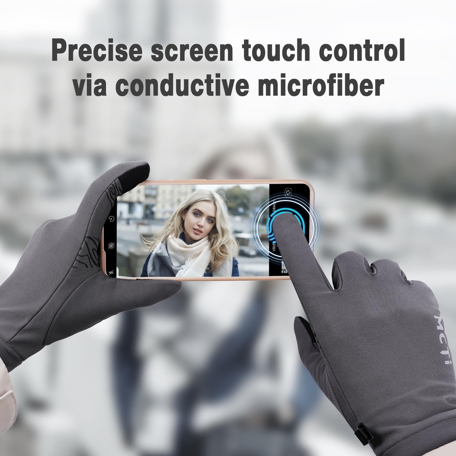 MCTi Lightweight Glove Liners for Men Women, Touch Screen Gloves with Conduct…