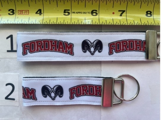 Fordham University Keychain Stocking Stuffer Fob Gift 4 Him Her Mom Dad Rams