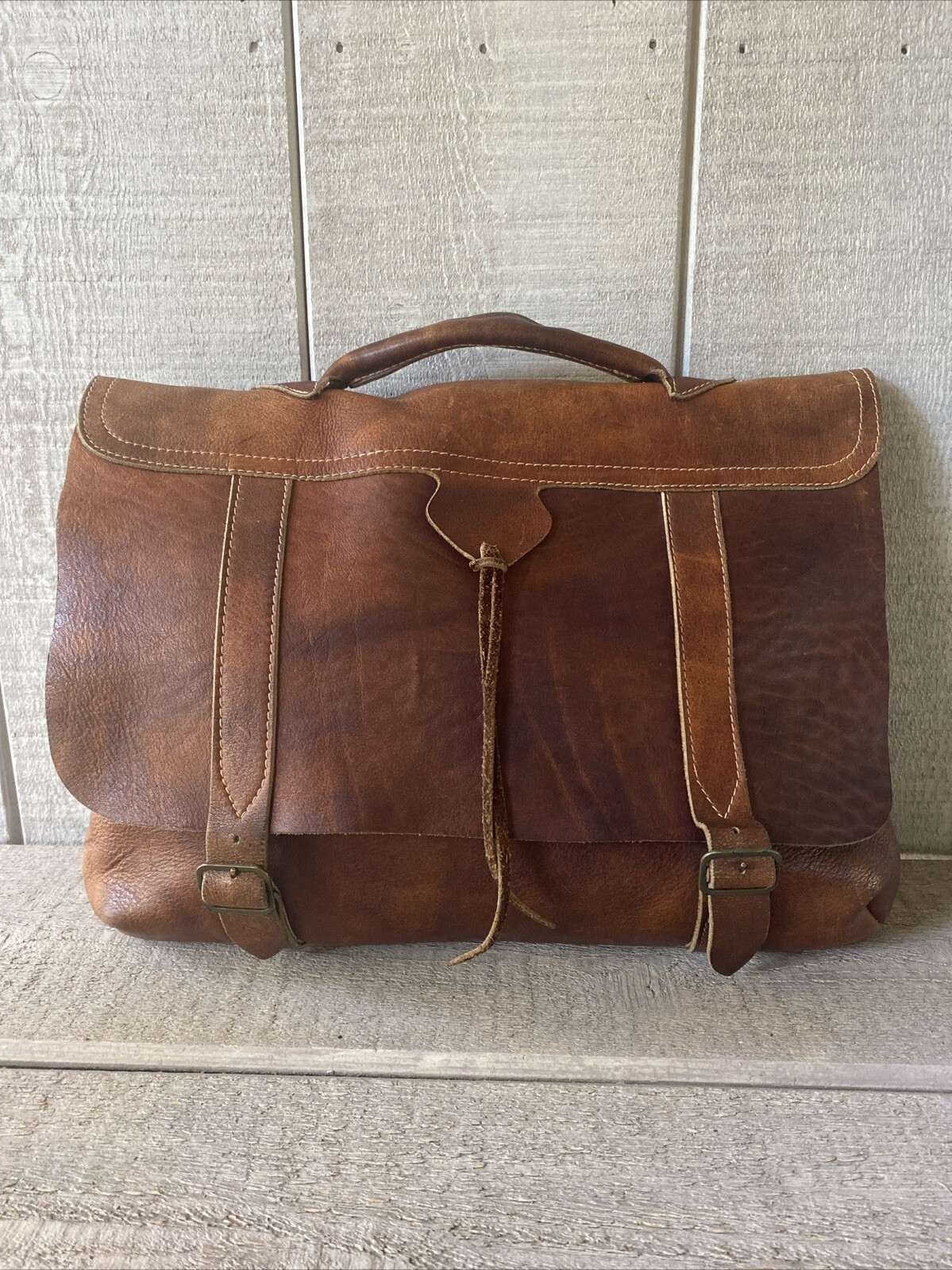 Mary Sisulak Handmade Leather Purse Designer Vintage New York City