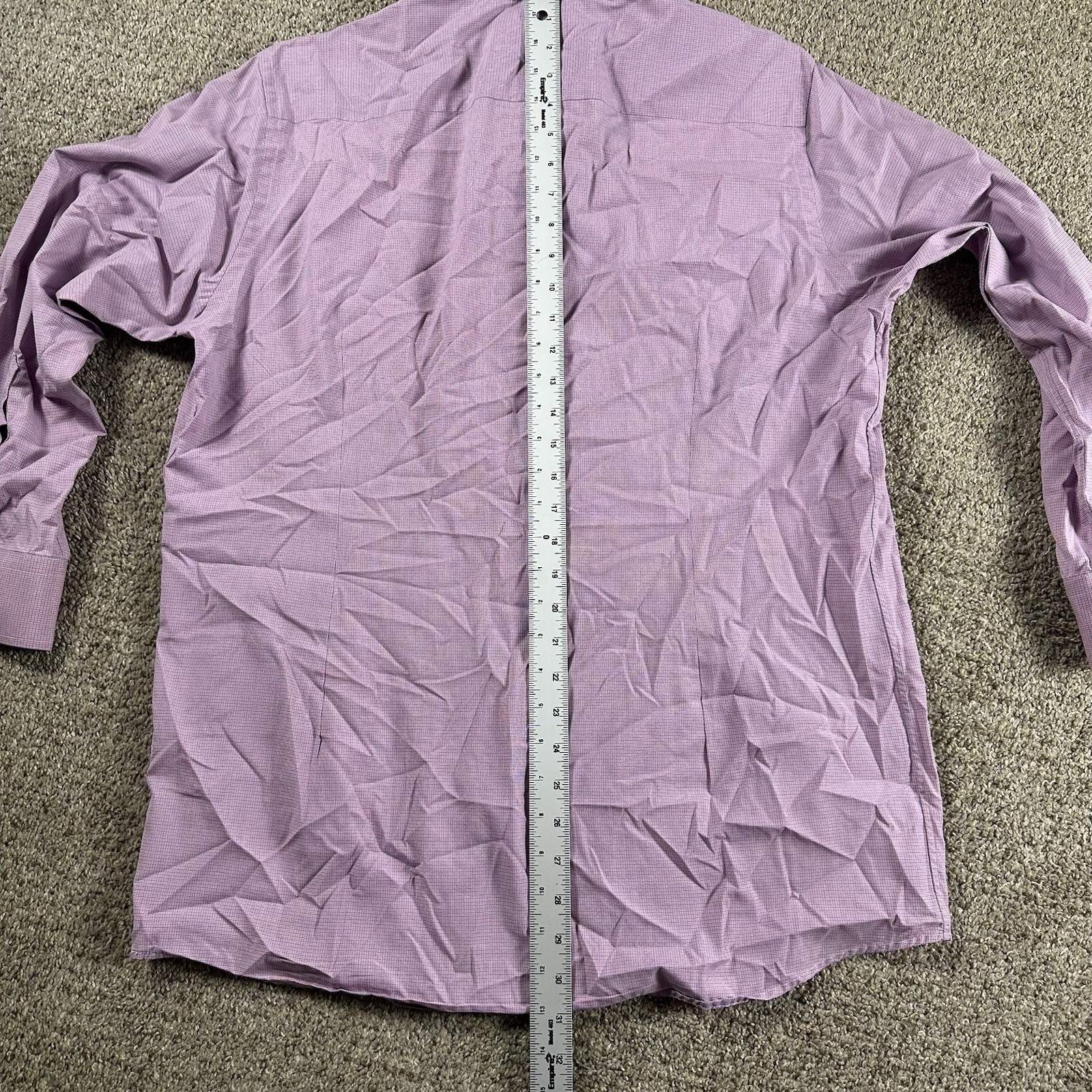 ETON Button Up Shirt 17 Large Purple Dress 43 Preppy Formal Outdoors Preppy Mens