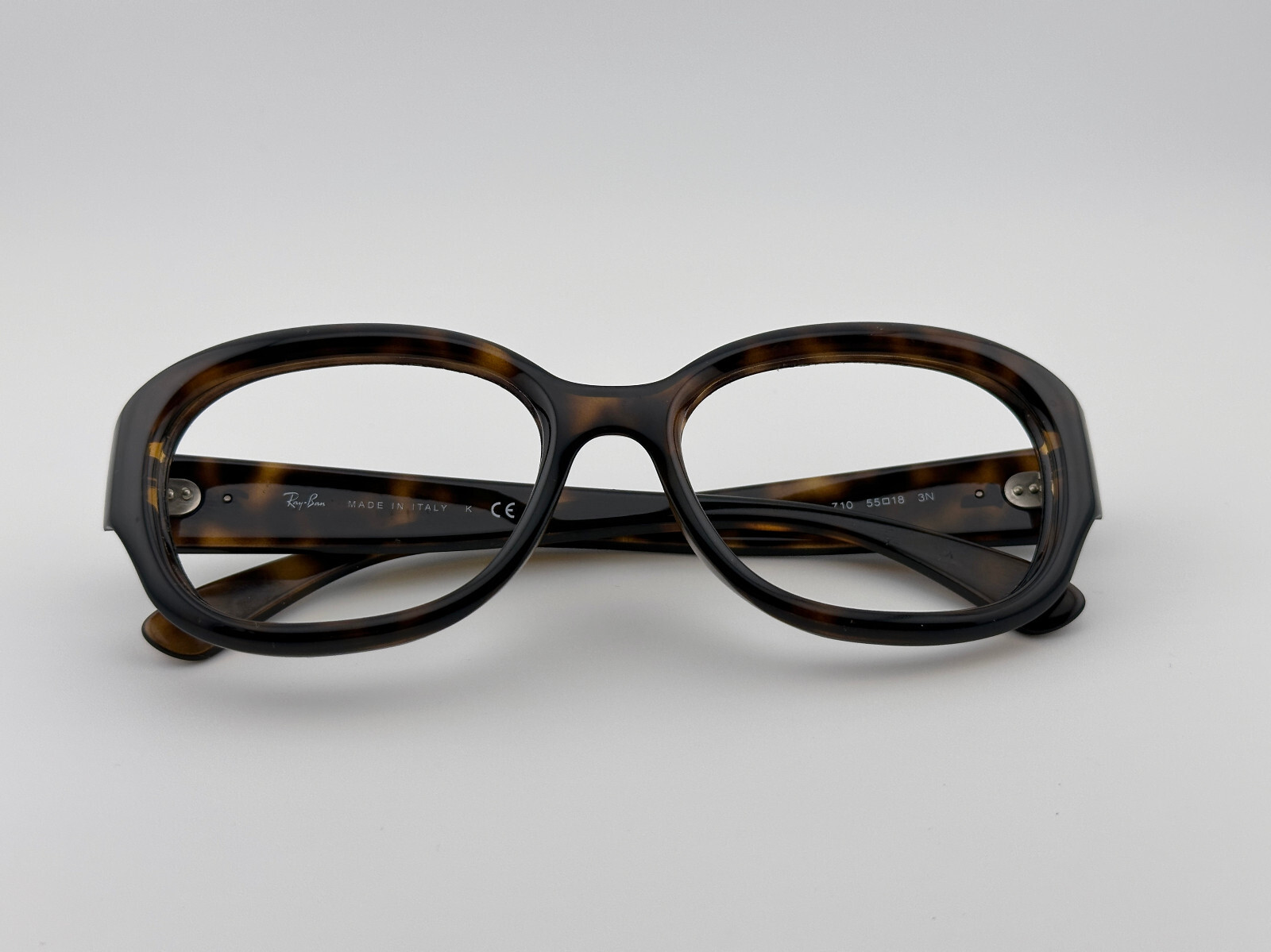 RAY-BAN RB4198 710 Sunglasses Frame Italy 55-18 mm Womens Brown Tortoise