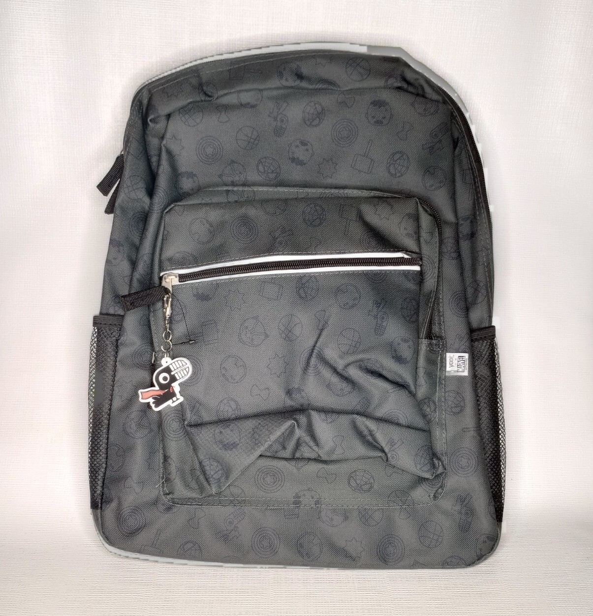 Marvel Avengers Yoobi Black 17″×13″ School Backpack NWT
