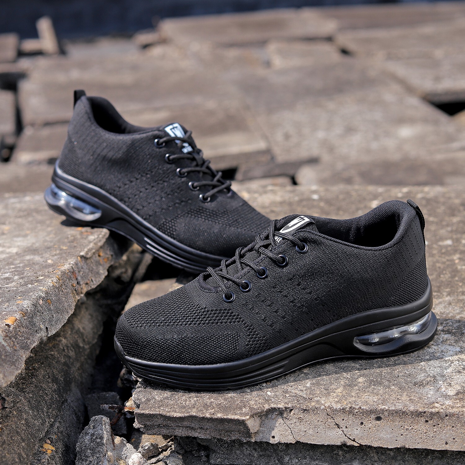 Safety Shoes Men Work Sneakers Steel Toe Work Shoes light Breathable Mesh shoes