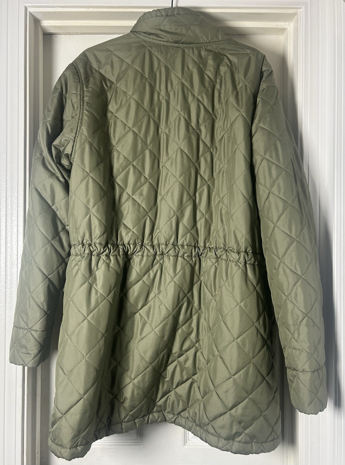 Columbia Women’s Copper Crest Novelty Quilted Puffer Coat – Stone Green XXL