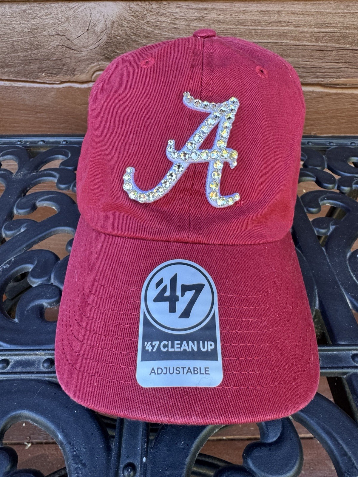 ALABAMA CRIMSON TIDE SPARKLE Bling ADJUSTABLE Womens 47 Brand NWT