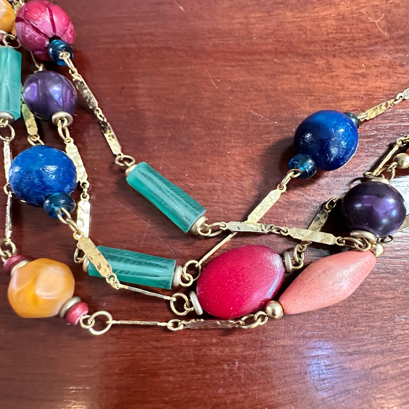 Multi Color Gold tone Waist Belt Chain Layer Accessory 80s 90s Y2k Clubbing