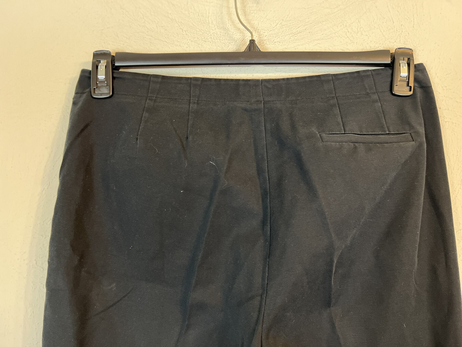 Women’s Black Gallia Moda Stretch Pants. Size 12. 97% Cotton/ 3% Elastane.