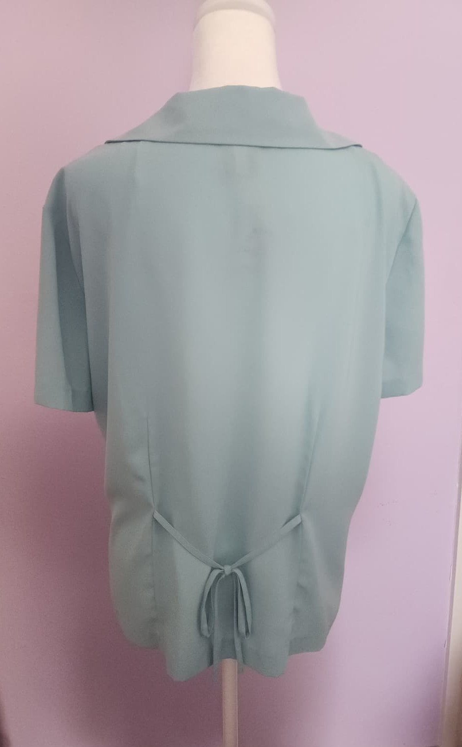 Norton Mcnaughton; color lt. aqua “caribbean”; size L polyester; includes tags