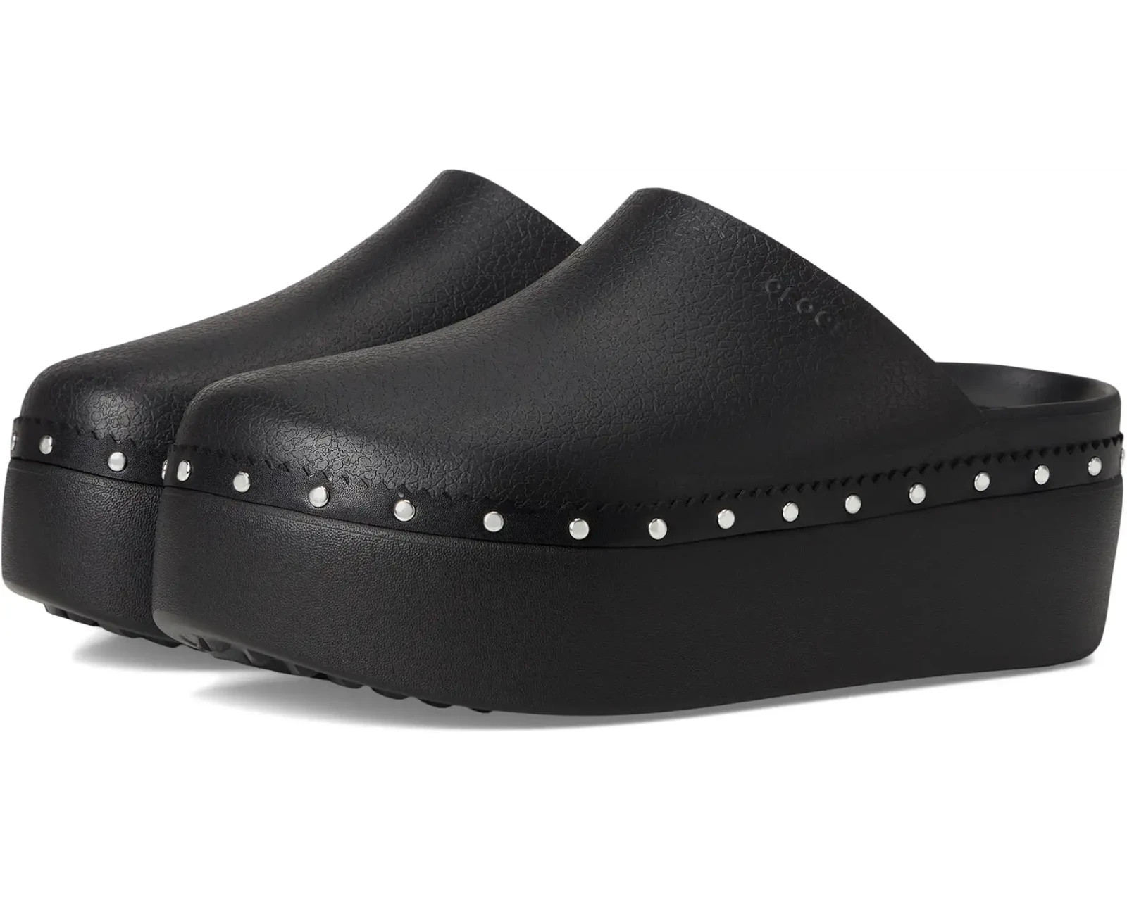 Women’s Crocs Dylan Platform Clog with Studs, Black Studded, NWT, Full Box