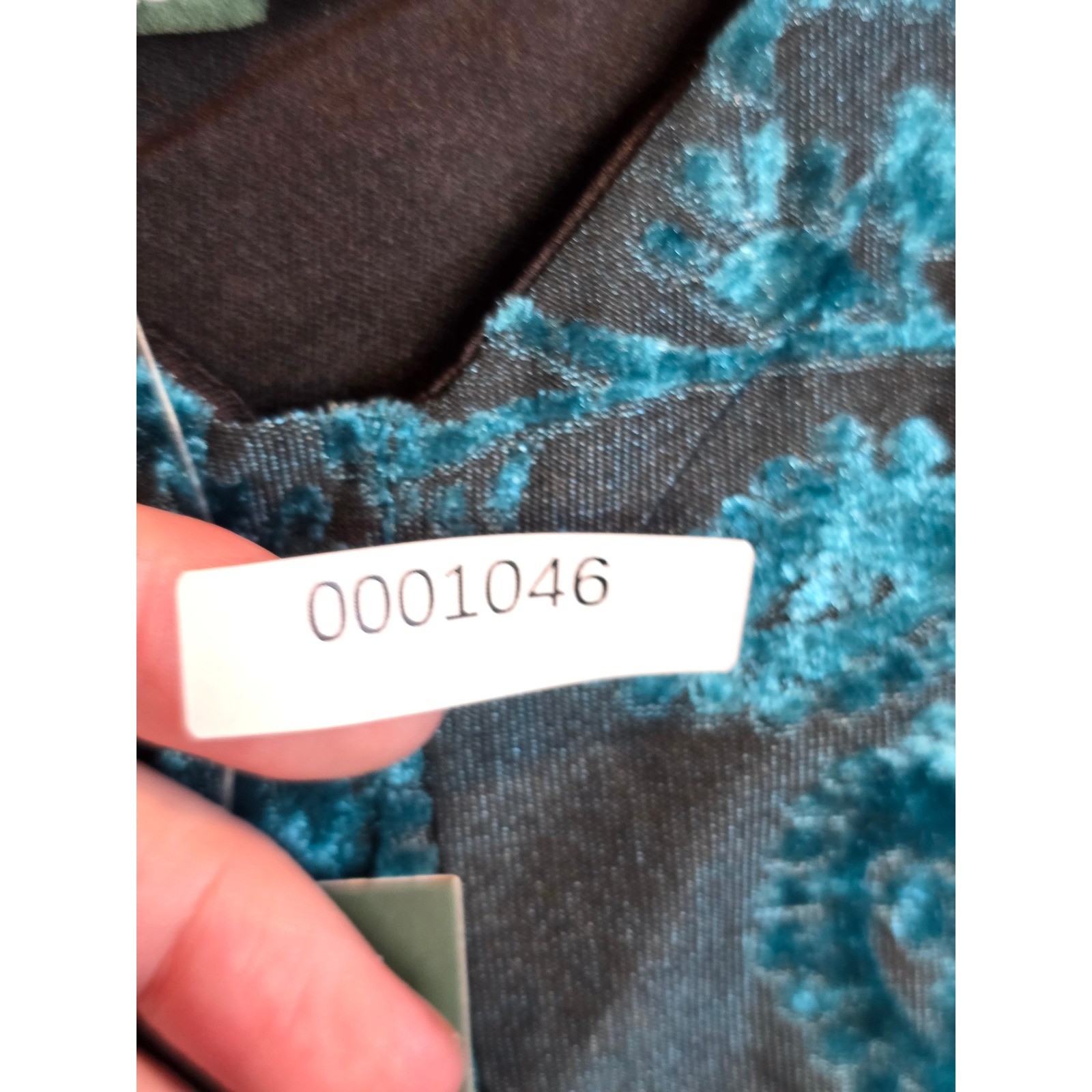 Wild Fable Burnout Velvet Floral Camisole Top Dark Teal XL Asymmetrical Defect