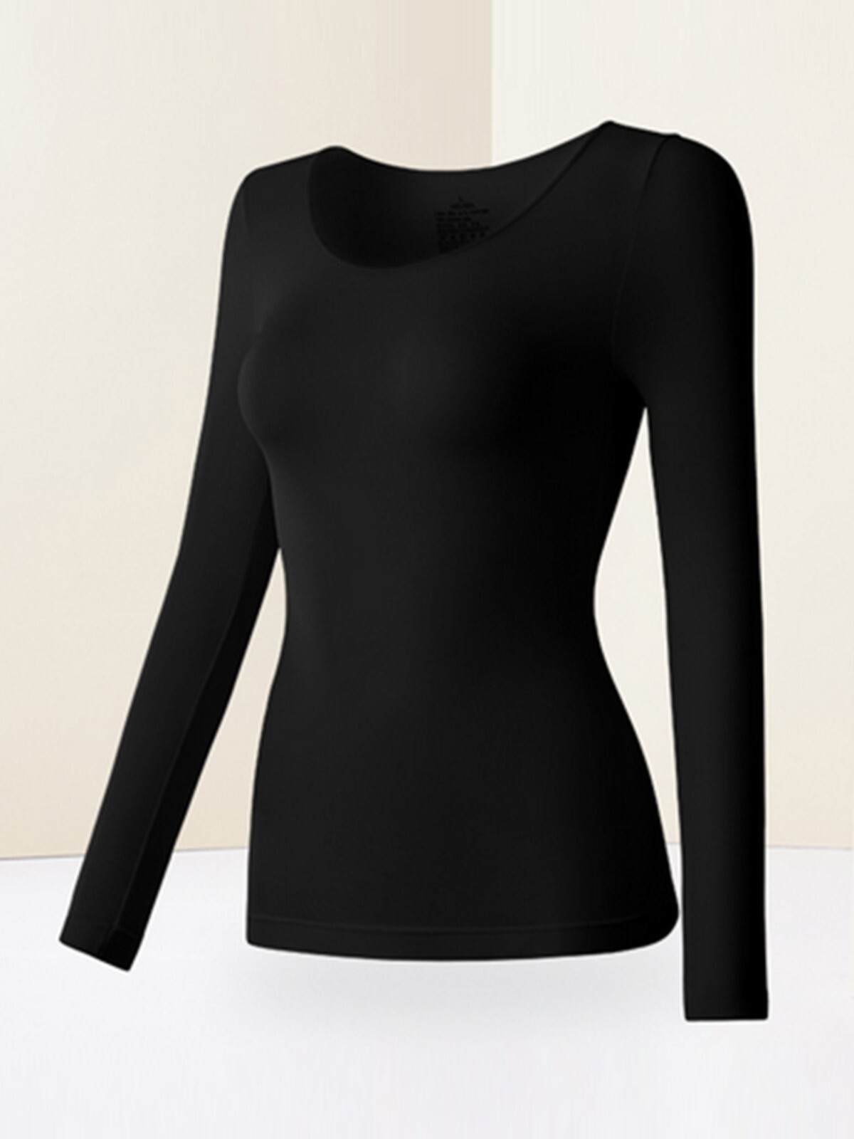 Women Super Thin High Elasticity Thermal Long Johns Underwear Top&Bottom 2PC Set