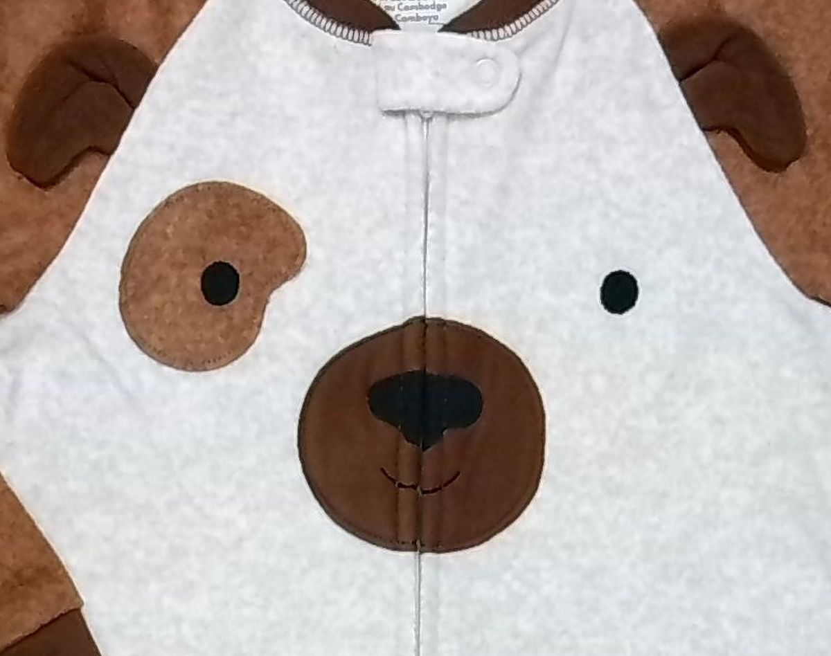 Carter’s Toddler Boy’s Bear Fleece Footed One-Piece Pajama Sleeper