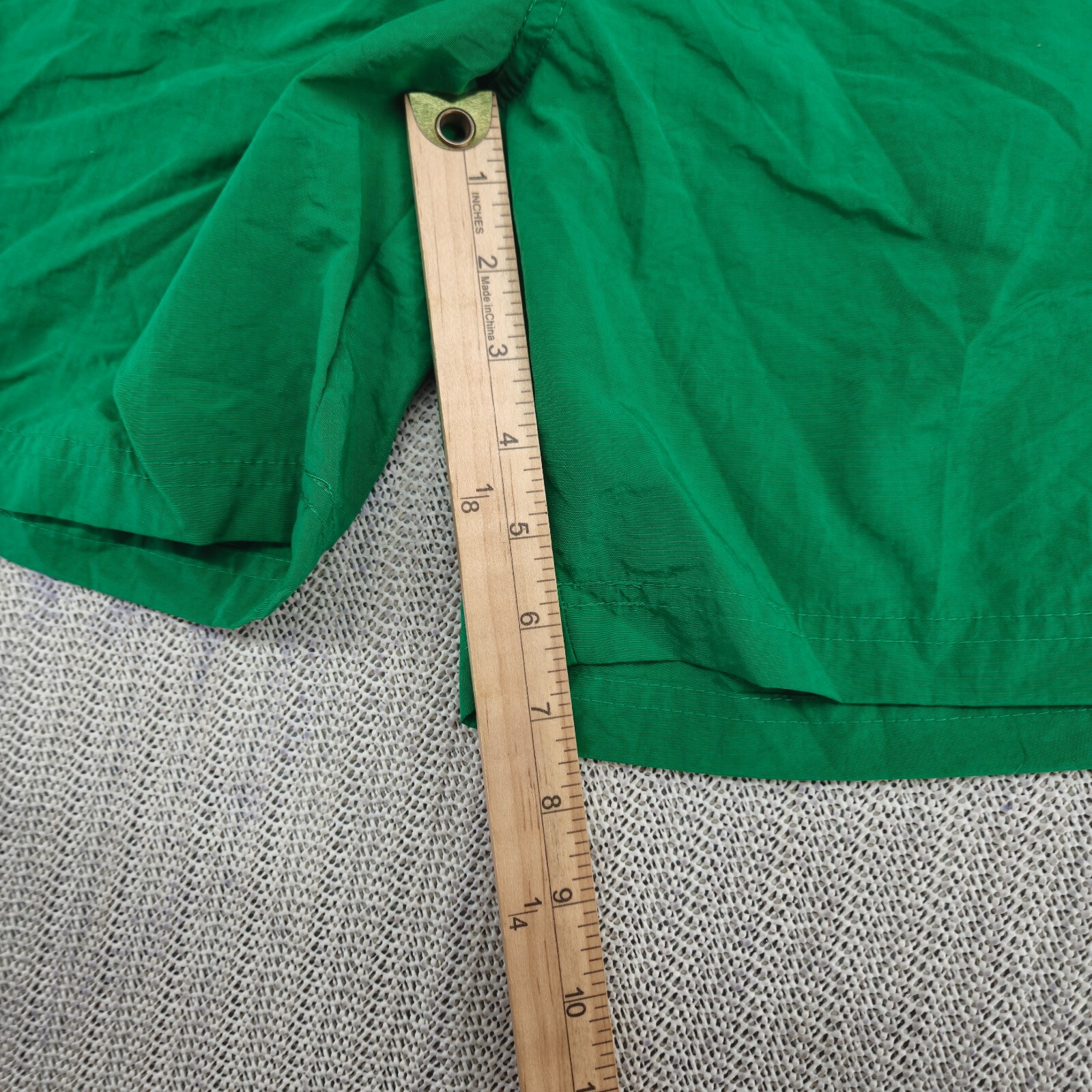 Vintage Sand N Sun Swim Trunks Shorts Mens Large Green Lined Pockets Y2K