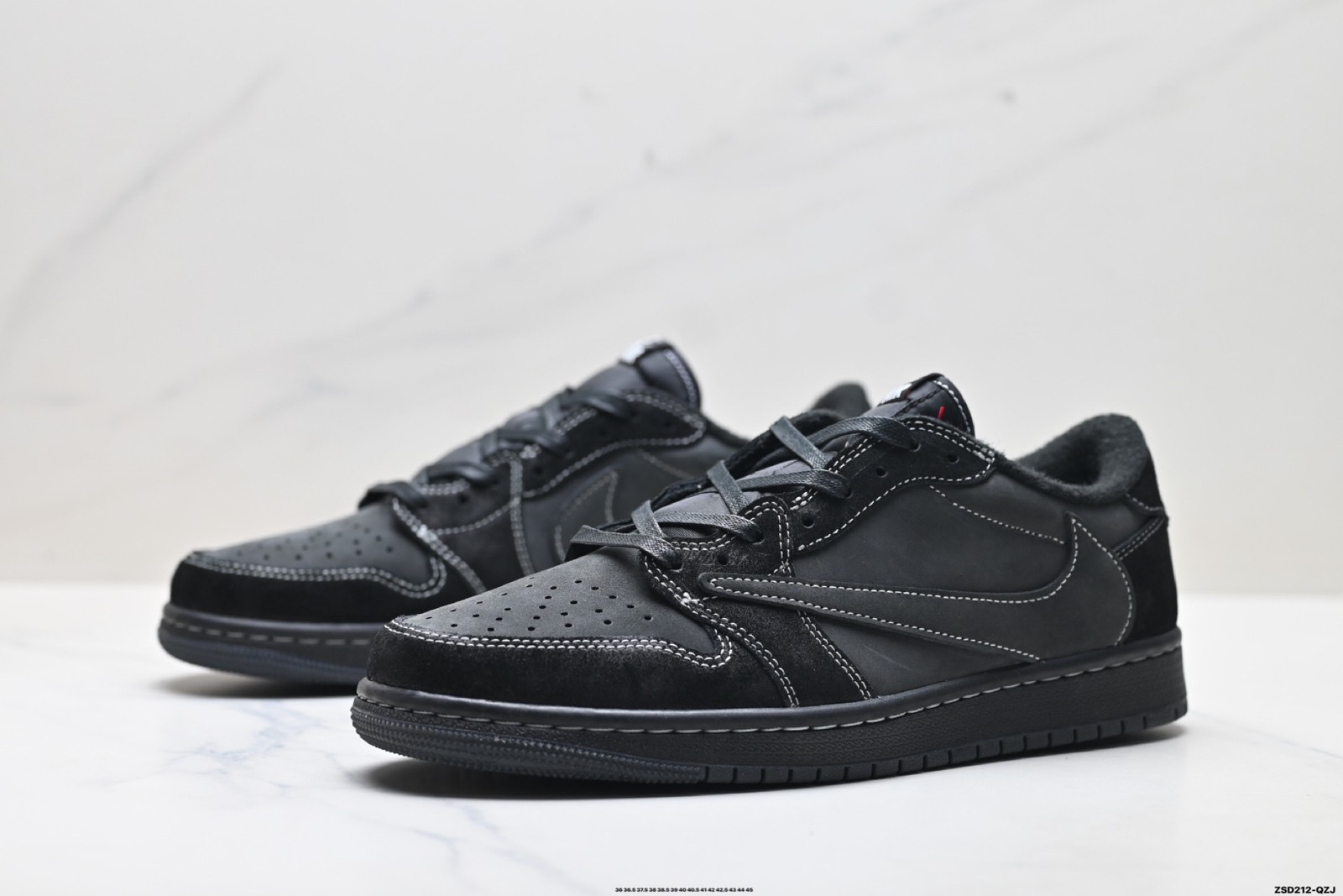 New AJ1 OG Low Travis Scott Black Phantom DM7866-001