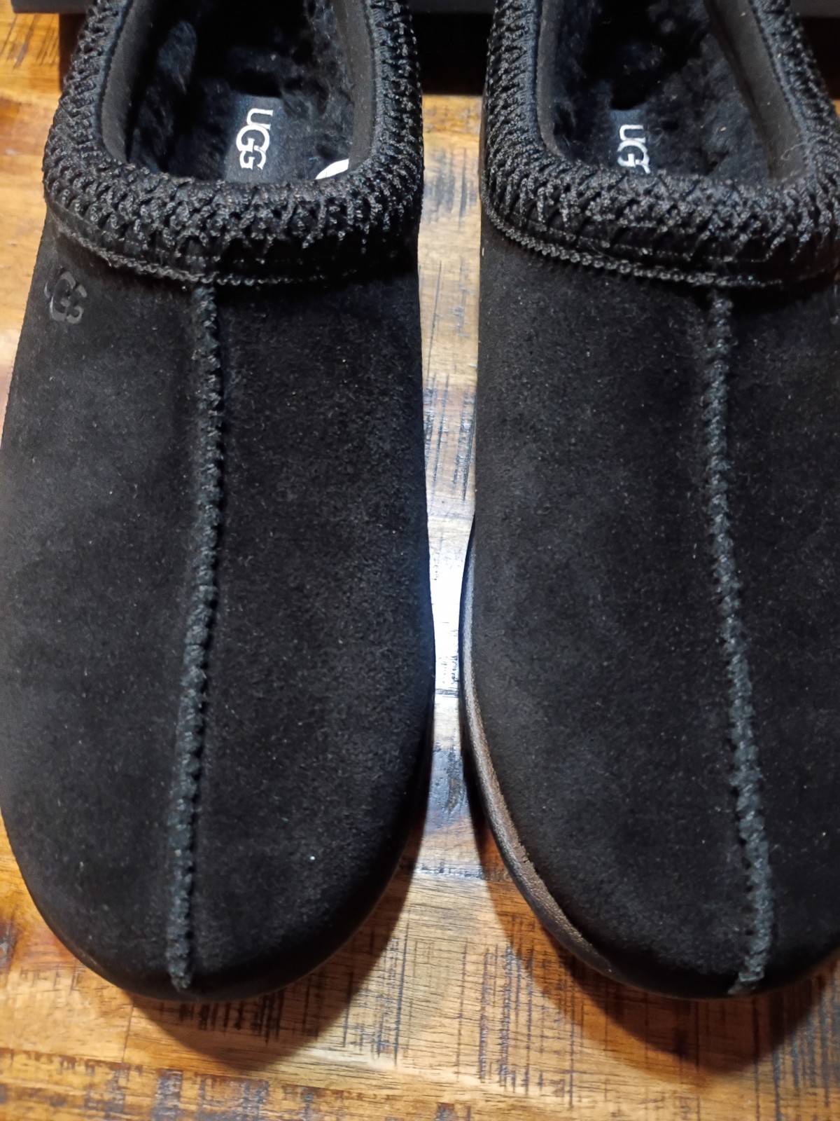 Mens UGG Tasman GORE-TEX & Vibram BLACK Suede & Sherpa 1171304-BLK Sz 10 New